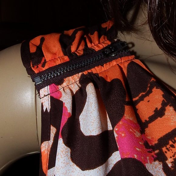 $5.00 Cato - 14 Animal Print Orange Pink and brown - Picture 3 of 8